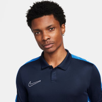 Nike Dri-Fit Academy 23 Polo Donkerblauw Blauw Wit