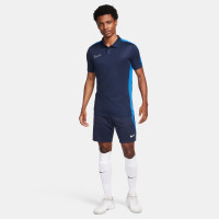 Nike Dri-Fit Academy 23 Polo Donkerblauw Blauw Wit