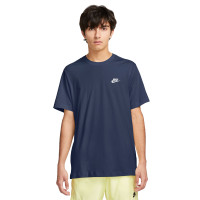 Nike Club Sportswear T-Shirt Dark Blue White
