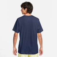 Nike Club Sportswear T-Shirt Dark Blue White