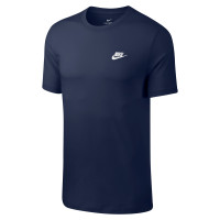 Nike Club Sportswear T-Shirt Dark Blue White