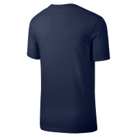 Nike Club Sportswear T-Shirt Dark Blue White