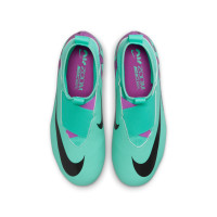 Nike Zoom Mercurial Superfly 9 Academy Gras / Kunstgras Voetbalschoenen (MG) Kids Turquoise Paars
