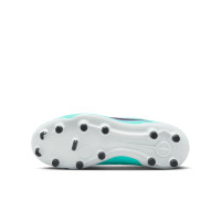 Nike Tiempo Legend Academy 10 Gras / Kunstgras Voetbalschoenen (MG) Kids Turquiose Zwart Paars