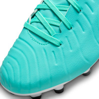 Nike Tiempo Legend Academy 10 Gras / Kunstgras Voetbalschoenen (MG) Kids Turquiose Zwart Paars