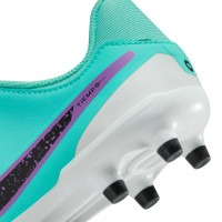 Nike Tiempo Legend Academy 10 Gras / Kunstgras Voetbalschoenen (MG) Kids Turquiose Zwart Paars