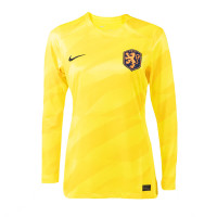 Nike Nederland Keepersshirt Lange Mouwen Dames Geel Wit