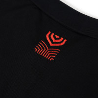 KNVB Polo Logo Black Grey Orange