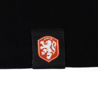 KNVB Polo Logo Black Grey Orange