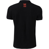 KNVB Polo Logo Black Grey Orange