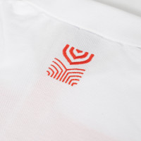 KNVB Polo Logo White Orange