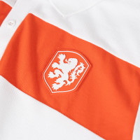 KNVB Polo Logo Wit Oranje