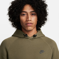 Nike Tech Fleece Trainingspak Sportswear Olijfgroen Zwart