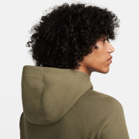 Nike Tech Fleece Trainingspak Sportswear Olijfgroen Zwart