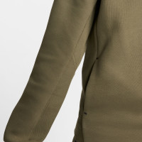Nike Tech Fleece Trainingspak Sportswear Olijfgroen Zwart
