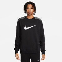 Nike Sportswear Trainingspak Crew Fleece Zwart Wit Grijs