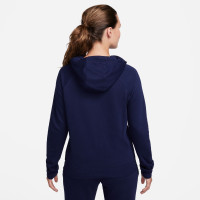 Nike Nederland Fleece Hoodie 2023-2025 Dames Donkerblauw Rood Wit