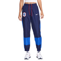 Nike Nederland Essential Joggingbroek 2023-2025 Dames Donkerblauw Blauw Rood Wit