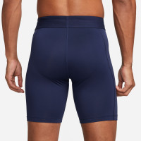 Nike Pro Strike Dri-Fit Sliding Shorts Dark Blue White