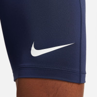 Nike Pro Strike Dri-Fit Sliding Shorts Dark Blue White