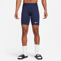 Nike Pro Strike Dri-Fit Sliding Shorts Dark Blue White