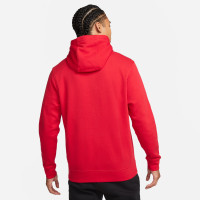 Nike Fleece Hoodie FZ Park 20 Rood