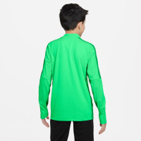 Nike Dri-FIT Academy 23 1/4-Zip Trainingstrui Kids Groen Wit