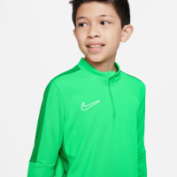 Nike Dri-FIT Academy 23 1/4-Zip Trainingstrui Kids Groen Wit