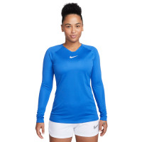 Nike Dri-Fit Park Ondershirt Lange Mouwen Dames Royal Blauw Wit