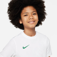 Nike Park VII Kids White Green Football Shirt