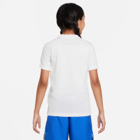 Nike Park VII Kids White Blue Football Shirt