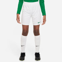 Nike Park III Kids Football Shorts White Green