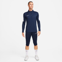 Nike Academy 23 3/4 Trainingsbroek Donkerblauw Wit