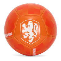 KNVB Logo Football Size 5 Orange White