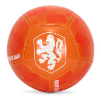 KNVB Logo Voetbal Maat 5 Oranje Wit