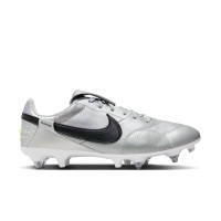 Nike Premier III Voetbalschoenen IJzeren-Nop (SG) Anti-Clog Zilver Zwart