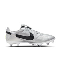 Nike Premier III Iron Nop (SG) Anti-Clog Football Shoes Silver Black