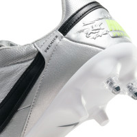 Nike Premier III Iron Nop (SG) Anti-Clog Football Shoes Silver Black