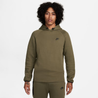Nike Tech Fleece Trainingspak Sportswear Olijfgroen Zwart