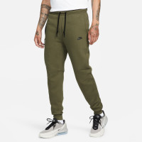 Nike Tech Fleece Trainingspak Sportswear Olijfgroen Zwart