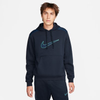 Nike Sportswear Fleece Tracksuit Hooded Dark Blue