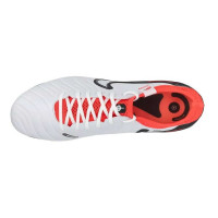 Nike Tiempo Legend 10 Elite Iron-Nop Football Shoes (SG) Pro Player White Black Bright Red