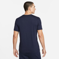 Nike Dry Park 20 Hybrid T-Shirt Donkerblauw