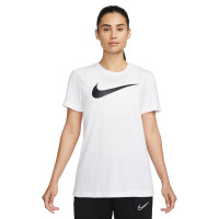 Nike Park 20 T-shirt Hybride Dames Wit Zwart