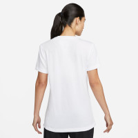 Nike Park 20 T-shirt Hybride Dames Wit Zwart
