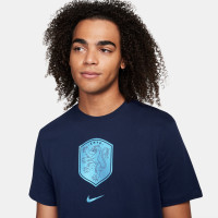 Nike Netherlands Crest T-Shirt 2023-2025 Dark Blue