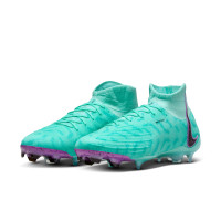 Nike Phantom Luna Elite Gras Voetbalschoenen (FG) Turquoise Paars