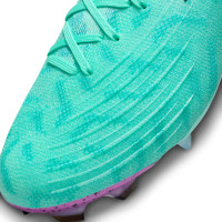 Nike Phantom Luna Elite Gras Voetbalschoenen (FG) Turquoise Paars