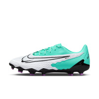 Nike Phantom Academy GX Gras / Kunstgras Voetbalschoenen (MG) Turquoise Zwart Wit Paars