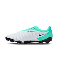 Nike Phantom Academy GX Gras / Kunstgras Voetbalschoenen (MG) Turquoise Zwart Wit Paars